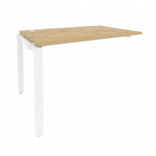Onix Наборный элемент рабочей станции на П-образном м/к O.MP-1.NRS-2.8 Тиквуд Светлый/Металл Белый 1