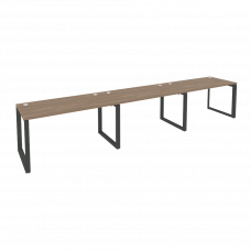 Onix Рабочая станция на О-образном м/к O.MO-RS-3.3.7 Дуб Аризона/Металл Антрацит 4140*720*750