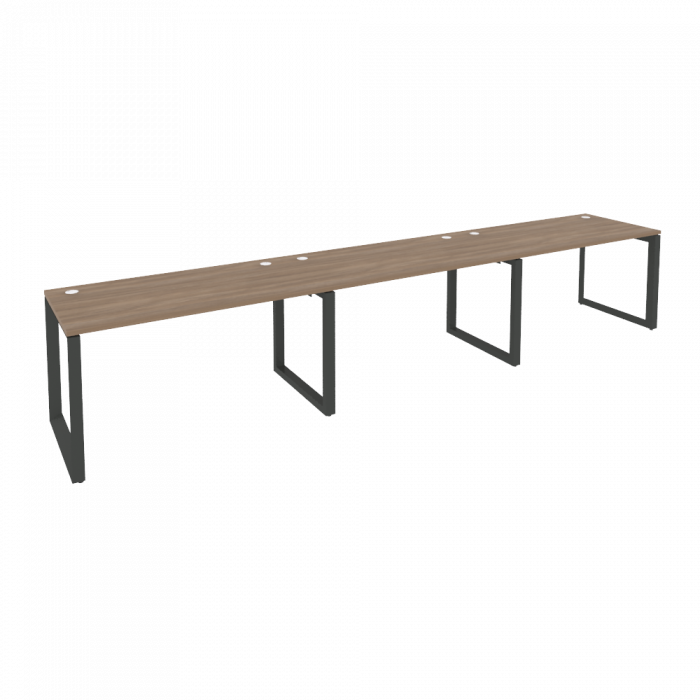 Onix Рабочая станция на О-образном м/к O.MO-RS-3.3.7 Дуб Аризона/Металл Антрацит 4140*720*750