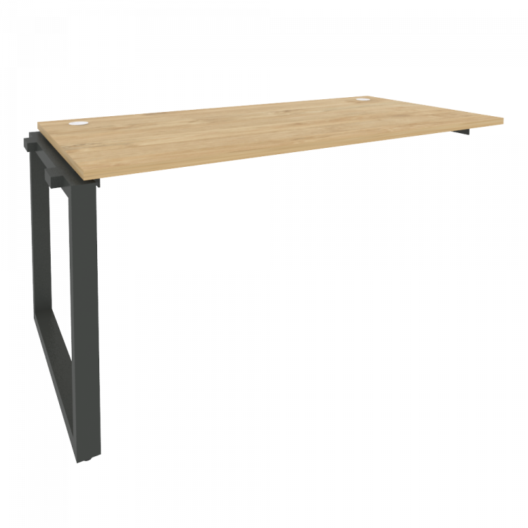 Onix Наборный элемент рабочей станции на О-образном м/к O.MO-1.NRS-4.8 Тиквуд Светлый/Металл Антраци