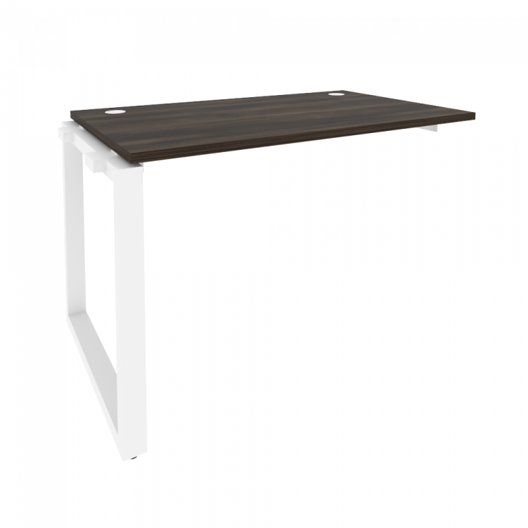 Onix Наборный элемент рабочей станции на О-образном м/к O.MO-1.NRS-2.7 Дуб Мали/Металл Белый 1180*72