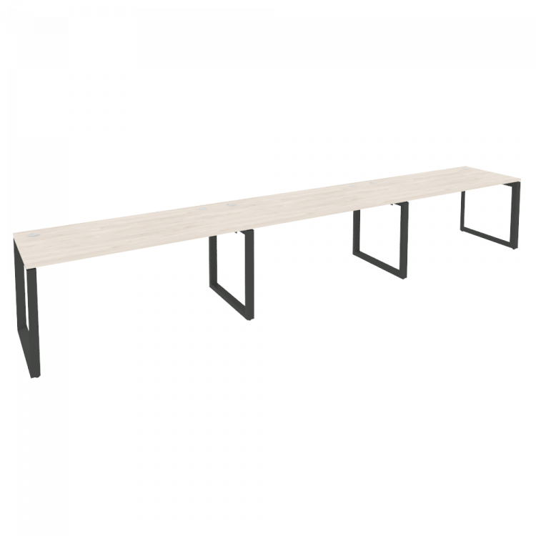 Onix Рабочая станция на О-образном м/к O.MO-RS-3.4.7 Денвер Светлый/Металл Антрацит 4740*720*750