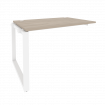 Onix Наборный элемент рабочей станции на О-образном м/к O.MO-1.NRS-2.8 Дуб Аттик/Металл Белый 1180*8