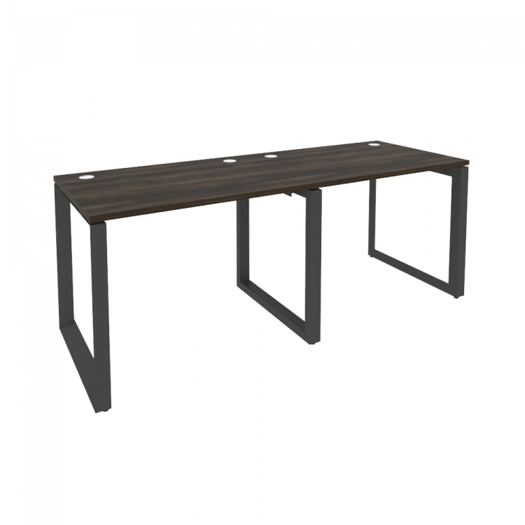 Onix Рабочая станция на О-образном м/к O.MO-RS-2.1.7 Дуб Мали/Металл Антрацит 1960*720*750