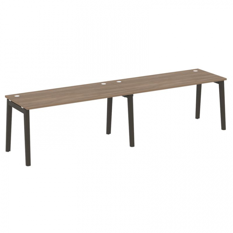 Onix Wood Рабочая станция OW.RS-2.4.7 Дуб Аризона/Дуб Темный/Металл Антрацит 3160*720*750