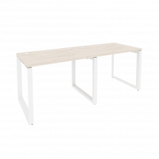 Onix Рабочая станция на О-образном м/к O.MO-RS-2.1.7 Денвер Светлый/Металл Белый 1960*720*750