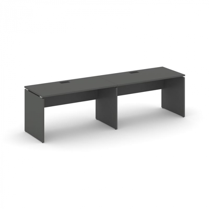 Style Project Рабочая станция 1 сторон. SN-D.ORS-023 Антрацит/Черная Заглушка 2760*800*750