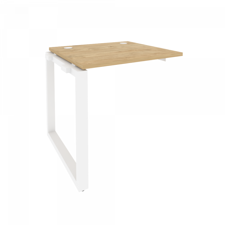 Onix Наборный элемент рабочей станции на О-образном м/к O.MO-1.NRS-0.7 Тиквуд Светлый/Металл Белый 7