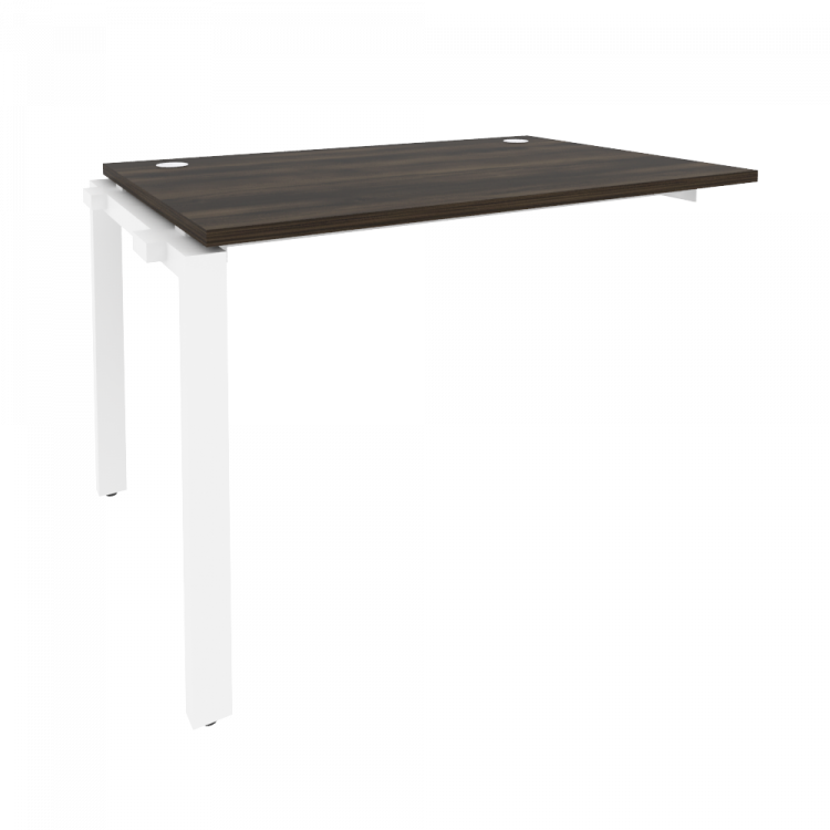 Onix Наборный элемент рабочей станции на П-образном м/к O.MP-1.NRS-2.8 Дуб Мали/Металл Белый 1180*80