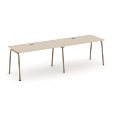 Estetica Рабочая станция 2 места ES.RS-2.3-LK Капучино/Металл Латте 2760*730*750