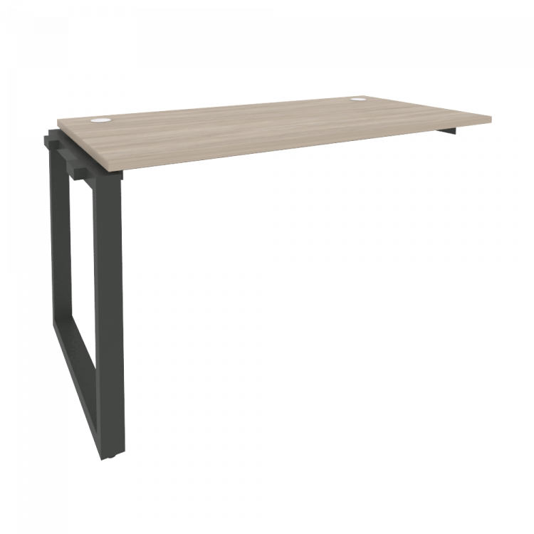 Onix Наборный элемент рабочей станции на О-образном м/к O.MO-1.NRS-3.7 Дуб Аттик/Металл Антрацит 138