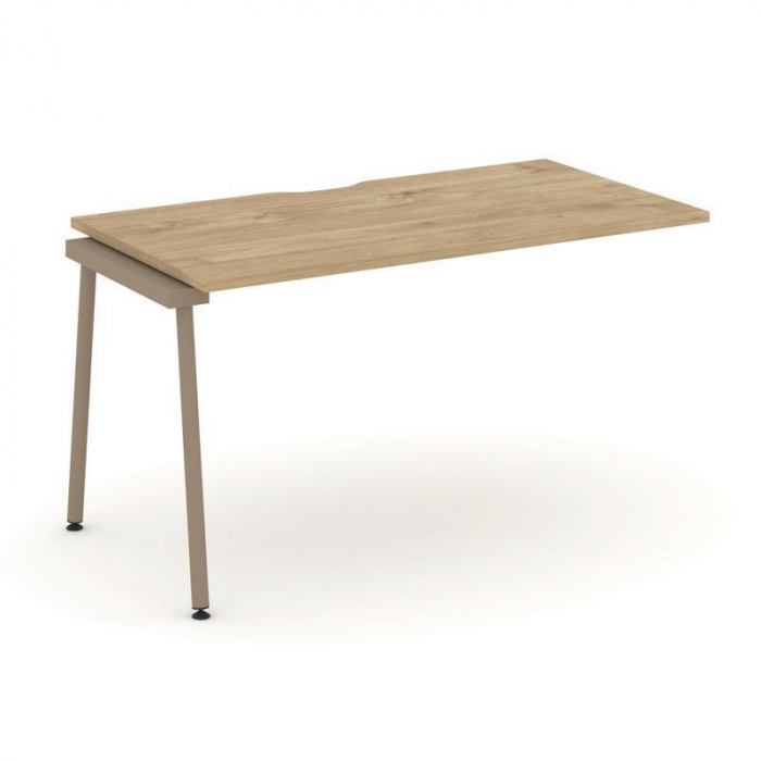 Эстетика Наборный элемент рабочей станциии ES.1.NRS-3-VK Тиквуд Светлый/Металл Латте 1380*730*750