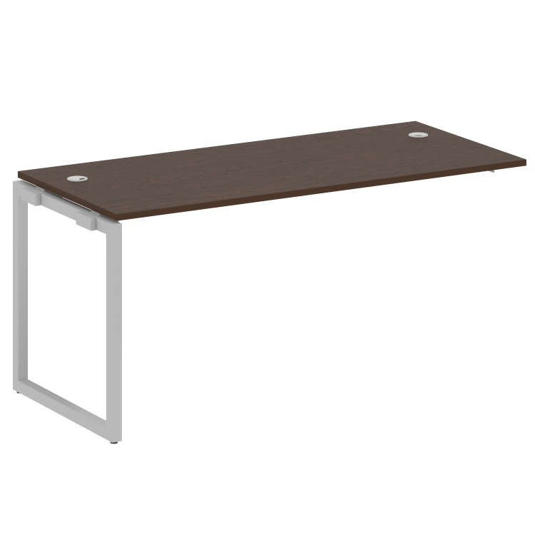 Metal System Quattro Проходной элемент рабочей станции на О-образном м/к 40БО.ПРС-СП-1.4 Венге Цаво/