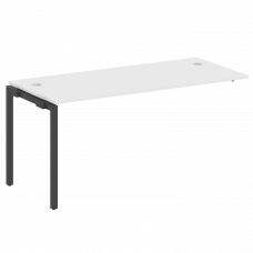 Metal System Quattro Проходной элемент рабочей станции на П-образном м/к 40БП.ПРС-СП-1.4 Белый/Метал