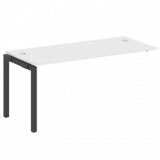 Metal System Quattro Проходной элемент рабочей станции на П-образном м/к 50БП.ПРС-СП-1.4 Белый/Метал