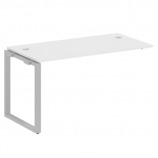 Metal System Проходной элемент рабочей станции на О-образном м/к БО.ПРС-СП-1.3 Белый/Металл Серый 14