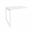 Onix Наборный элемент рабочей станции на О-образном м/к O.MO-1.NRS-1.7 Белый Бриллиант/Металл Белый