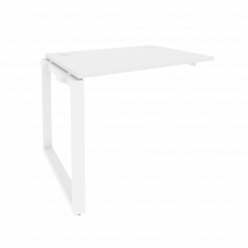 Onix Наборный элемент рабочей станции на О-образном м/к O.MO-1.NRS-1.7 Белый Бриллиант/Металл Белый