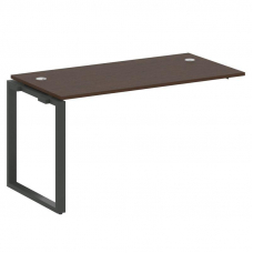 Metal System Проходной элемент рабочей станции на О-образном м/к БО.ПРС-СП-1.3 Венге Цаво/Металл Ант