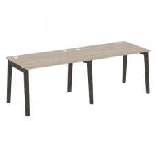 Onix Wood Рабочая станция OW.RS-2.2.8 Дуб Аттик/Дуб Темный/Металл Антрацит 2360*800*750