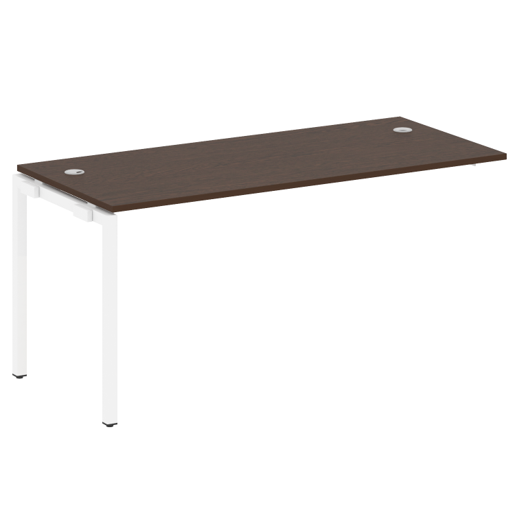 Metal System Quattro Проходной элемент рабочей станции на П-образном м/к 40БП.ПРС-СП-1.4 Венге Цаво/