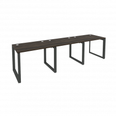 Onix Рабочая станция на О-образном м/к O.MO-RS-3.1.7 Дуб Мали/Металл Антрацит 2940*720*750