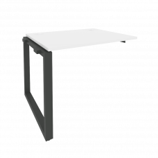 Onix Наборный элемент рабочей станции на О-образном м/к O.MO-1.NRS-1.8 Белый Бриллиант/Металл Антрац