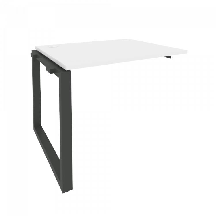 Onix Наборный элемент рабочей станции на О-образном м/к O.MO-1.NRS-1.8 Белый Бриллиант/Металл Антрац