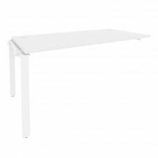 Onix Наборный элемент рабочей станции на П-образном м/к O.MP-1.NRS-4.8 Белый Бриллиант/Металл Белый