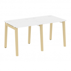 Onix Wood Рабочая станция OW.RS-2.0.8 Белый Бриллиант/Дуб Светлый/Металл Белый 1560*800*750