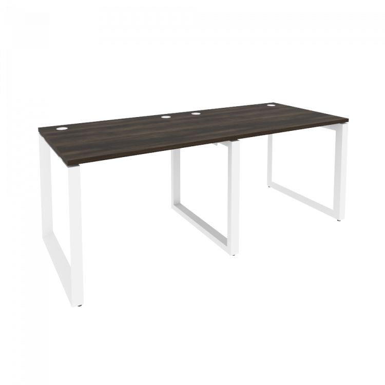 Onix Рабочая станция на О-образном м/к O.MO-RS-2.1.8 Дуб Мали/Металл Белый 1960*800*750