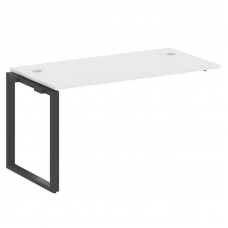 Metal System Проходной элемент рабочей станции на О-образном м/к БО.ПРС-СП-1.3 Белый/Металл Антрацит