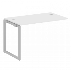 Metal System Quattro Проходной элемент рабочей станции на О-образном м/к 40БО.ПРС-СП-1.2 Белый/Метал