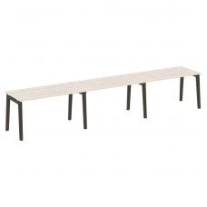 Onix Wood Рабочая станция OW.RS-3.3.7 Денвер Светлый/Дуб Темный/Металл Антрацит 4140*720*750