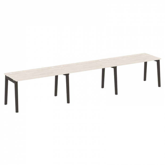 Оникс Вуд Рабочая станция OW.RS-3.3.7 Денвер Светлый/Дуб Темный/Металл Антрацит 4140*720*750