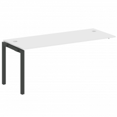 Metal System Quattro Проходной элемент рабочей станции на П-образном м/к 50БП.ПРС-СП-1.5 Белый/Метал