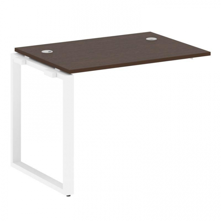 Metal System Проходной элемент рабочей станции на О-образном м/к БО.ПРС-СП-1.1 Венге Цаво/Металл Бел