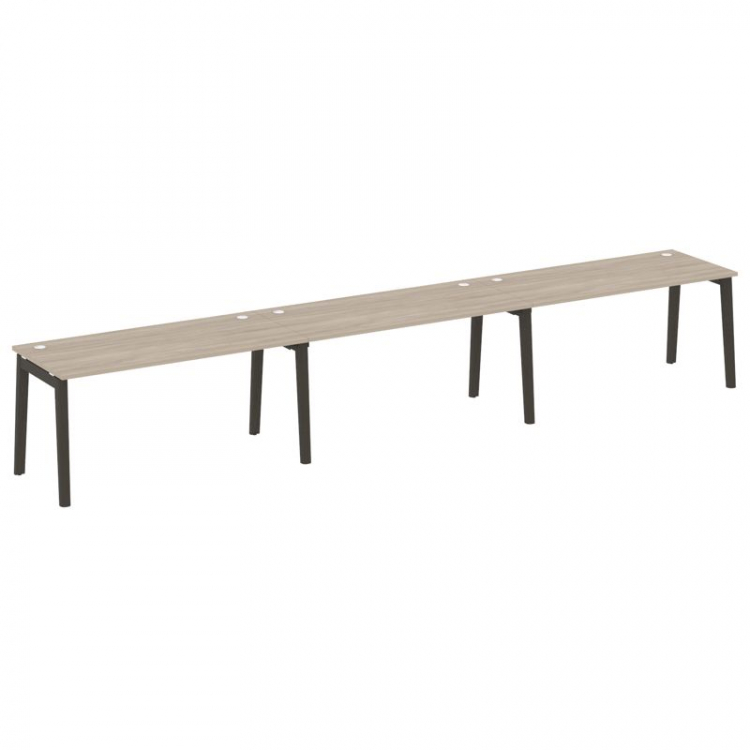 Onix Wood Рабочая станция OW.RS-3.4.7 Дуб Аттик/Дуб Темный/Металл Антрацит 4740*720*750