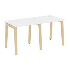 Onix Wood Рабочая станция OW.RS-2.0.7 Белый Бриллиант/Дуб Светлый/Металл Белый 1560*720*750