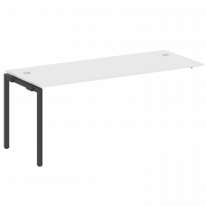 Metal System Quattro Проходной элемент рабочей станции на П-образном м/к 40БП.ПРС-СП-1.5 Белый/Метал