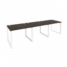Onix Рабочая станция на О-образном м/к O.MO-RS-3.1.8 Дуб Мали/Металл Белый 2940*800*750