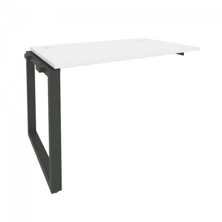 Onix Наборный элемент рабочей станции на О-образном м/к O.MO-1.NRS-2.7 Белый Бриллиант/Металл Антрац