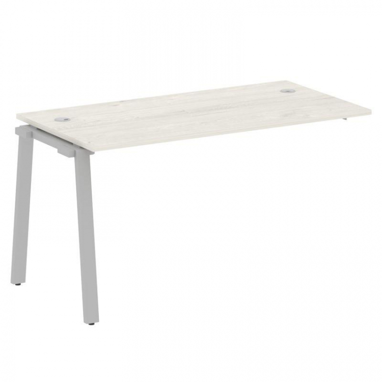 Metal System Проходной элемент рабочей станции на А-образном м/к БА.ПРС-СП-1.3 Дуб Наварра/Металл Се