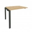 Onix Наборный элемент рабочей станции на П-образном м/к O.MP-1.NRS-1.8 Тиквуд Светлый/Металл Антраци