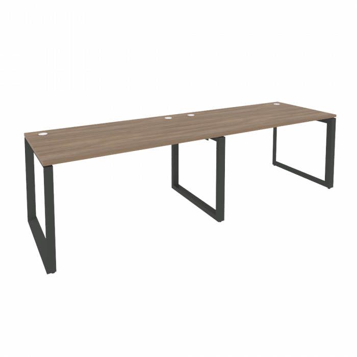 Onix Рабочая станция на О-образном м/к O.MO-RS-2.3.8 Дуб Аризона/Металл Антрацит 2760*800*750