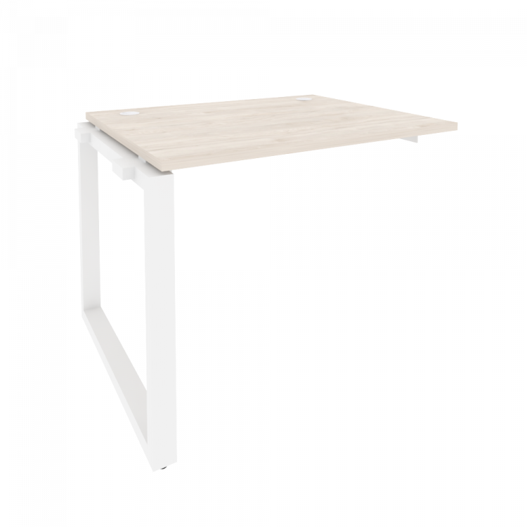 Onix Наборный элемент рабочей станции на О-образном м/к O.MO-1.NRS-1.8 Денвер Светлый/Металл Белый 9