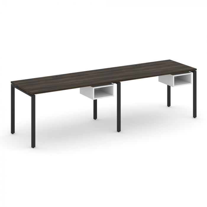 Concept Рабочая станция односторонняя с подвес. тумбами 2 места CN.ORS-103 Дуб Мали/Белый Бриллиант/