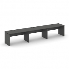 Style Project Рабочая станция 1 сторон. SN-D.ORS-052 Антрацит/Черная Заглушка 3540*800*750