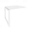 Onix Наборный элемент рабочей станции на О-образном м/к O.MO-1.NRS-1.8 Белый Бриллиант/Металл Белый