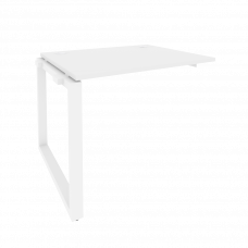 Onix Наборный элемент рабочей станции на О-образном м/к O.MO-1.NRS-1.8 Белый Бриллиант/Металл Белый